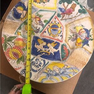 Colorful Ceramic Art Plate